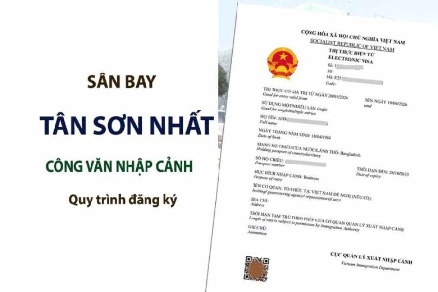 E-visa bị sai thông tin có được nhập cảnh vào Việt Nam không