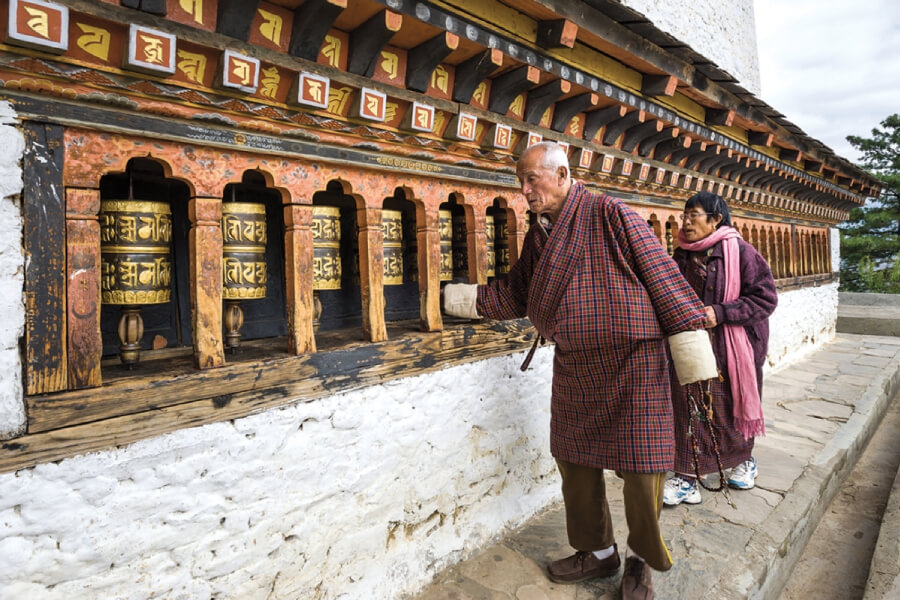 Giấy phép vào khu vực đền thờ của Bhutan