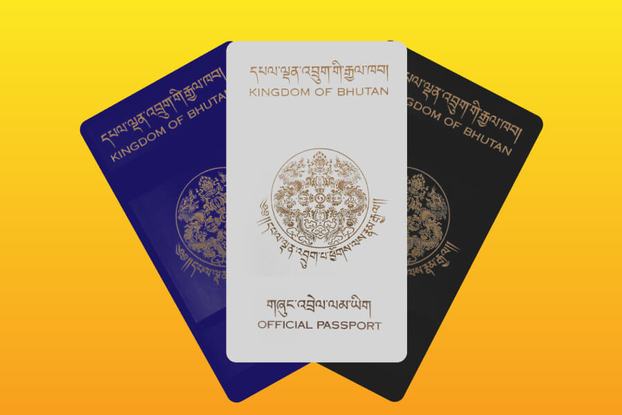 Hộ chiếu xin visa Bhutan