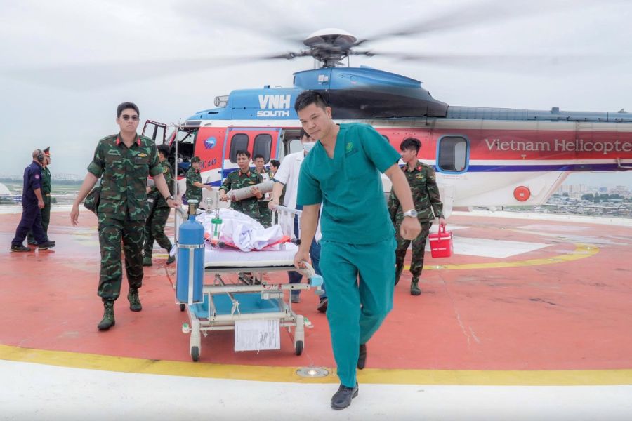 Quy trình vận chuyển bệnh nhân bằng đường hàng không